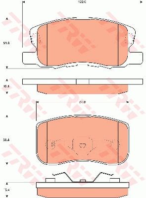 TRW DISC BRAKE PADS - TecDoc Only