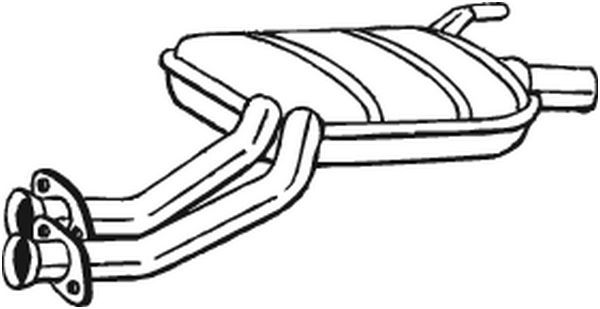 BOSAL 175-237 - Mittelschalldämpfer