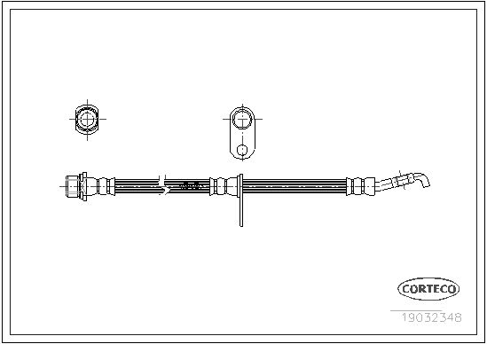 FLEXIBLE DE FREIN DAIHATSU CHARA  0705