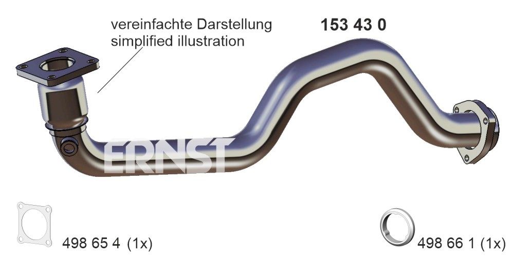 ERNST 153430 - Abgasrohr