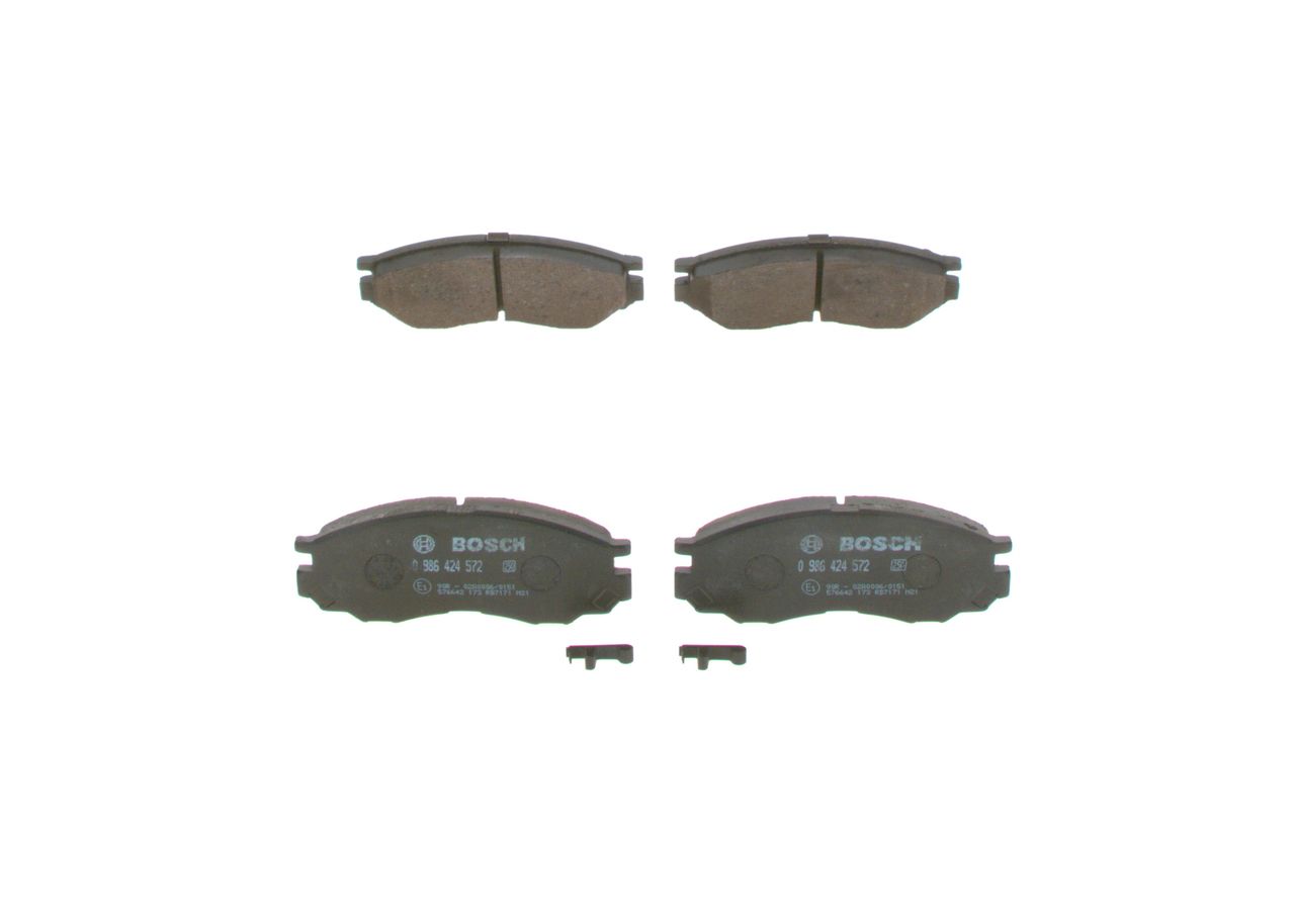 Brake Pad Set, disc brake 0 986 424 572