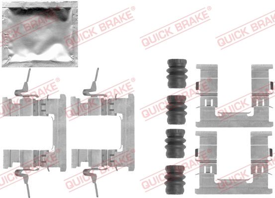 Accessory Kit, disc brake pad 109-1853