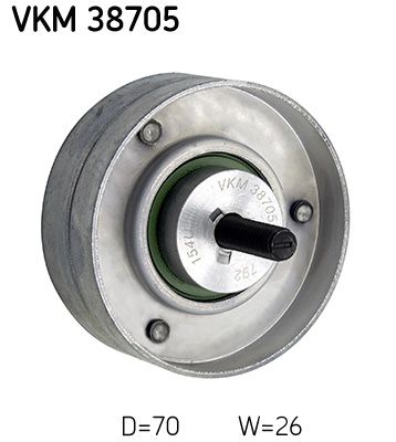 Umlenk-/F&uuml;hrungsrolle, Keilrippenriemen