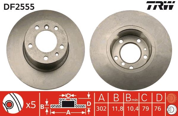 Brake Disc DF2555