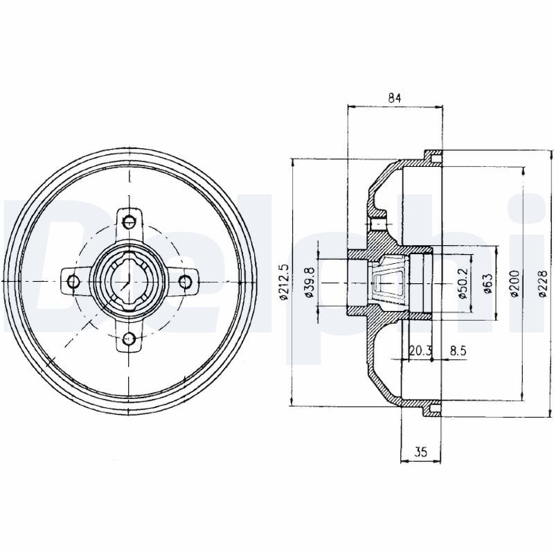 TAMBOUR DE FREIN  0702