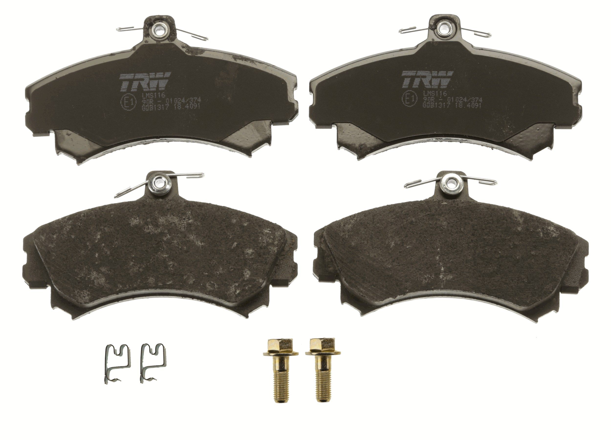 TRW DISC BRAKE PADS - TecDoc 2