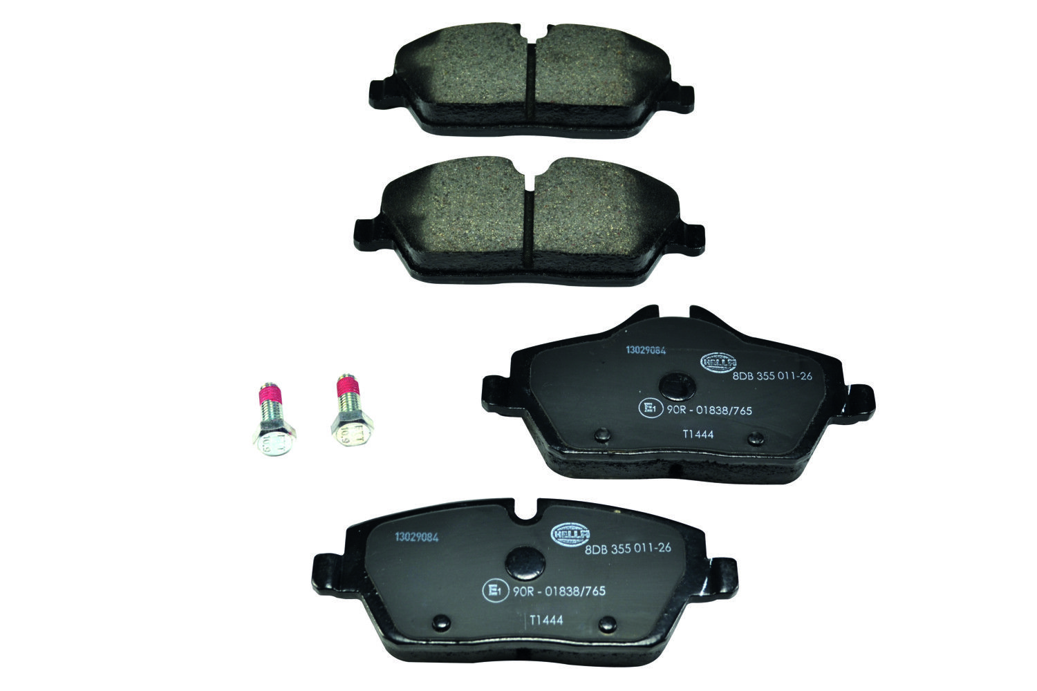 HELLA 8DB 355 011-261 - Bremsbelagsatz, Scheibenbremse