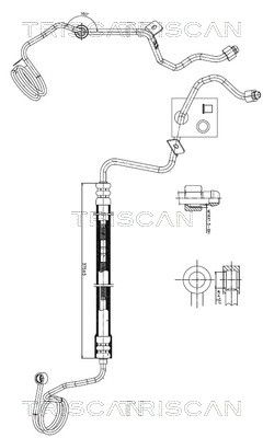 Hydraulikschlauch, Lenkung