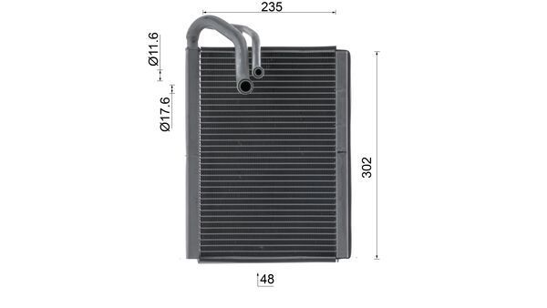 Verdampfer, Klimaanlage Verdampfer, Klimaanlage