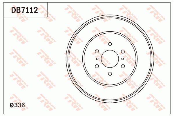 TRW BRAKE DRUM - TecDoc Only