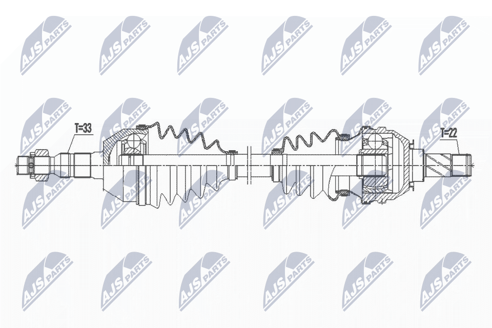 NTY NPW-PL-119 Antriebswelle