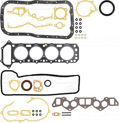 Juego completo de empaques, motor