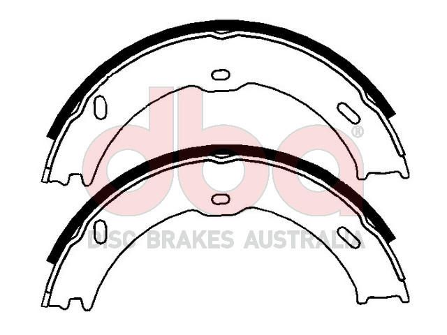 Street Series Brake Shoes [Mercedes / VW Parking Brake 180mm] - TecDoc Only