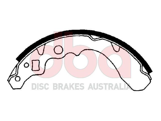 Street Series Brake Shoes [Daihatsu Charade/Mira 165mm] - TecDoc Only