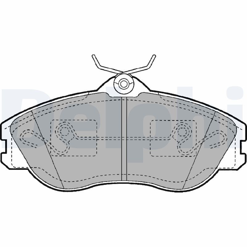 Brake Pad Set, disc brake LP1445