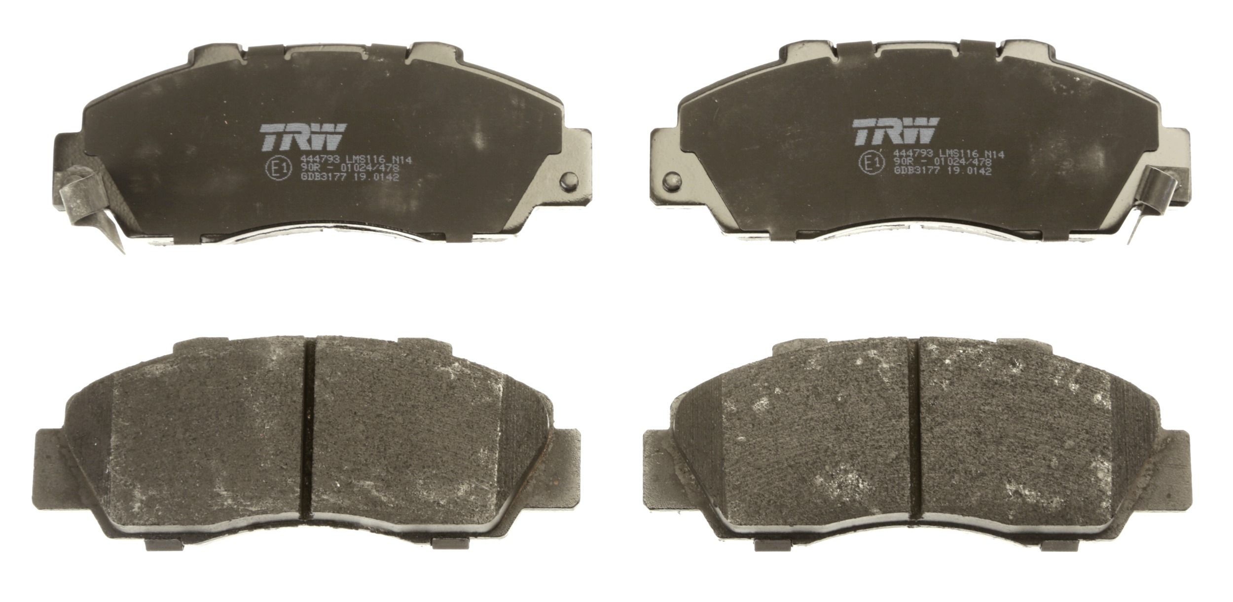 TRW DISC BRAKE PADS - TecDoc 2