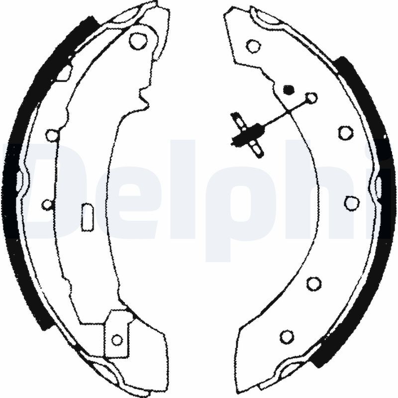 BRP BRS1717 Brake Shoe Set