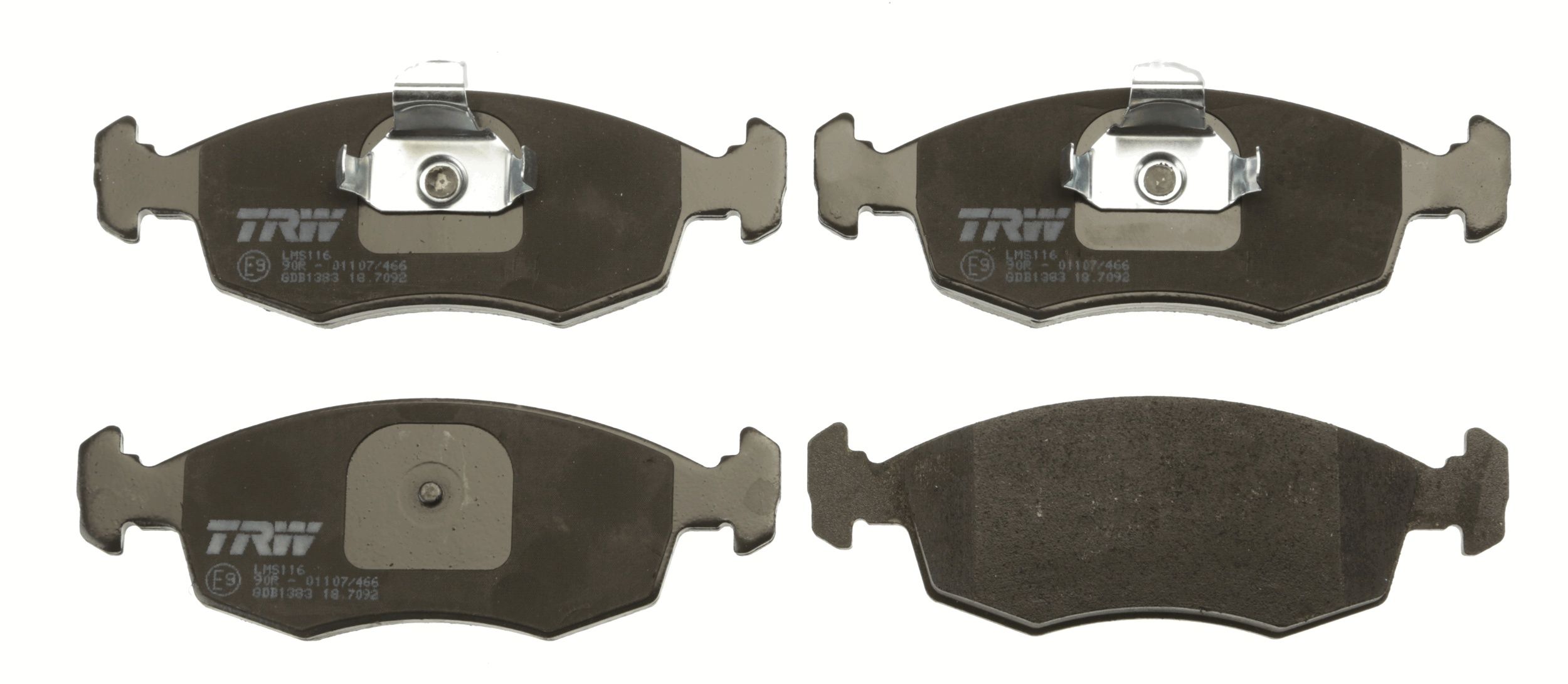 TRW DISC BRAKE PADS - TecDoc 2