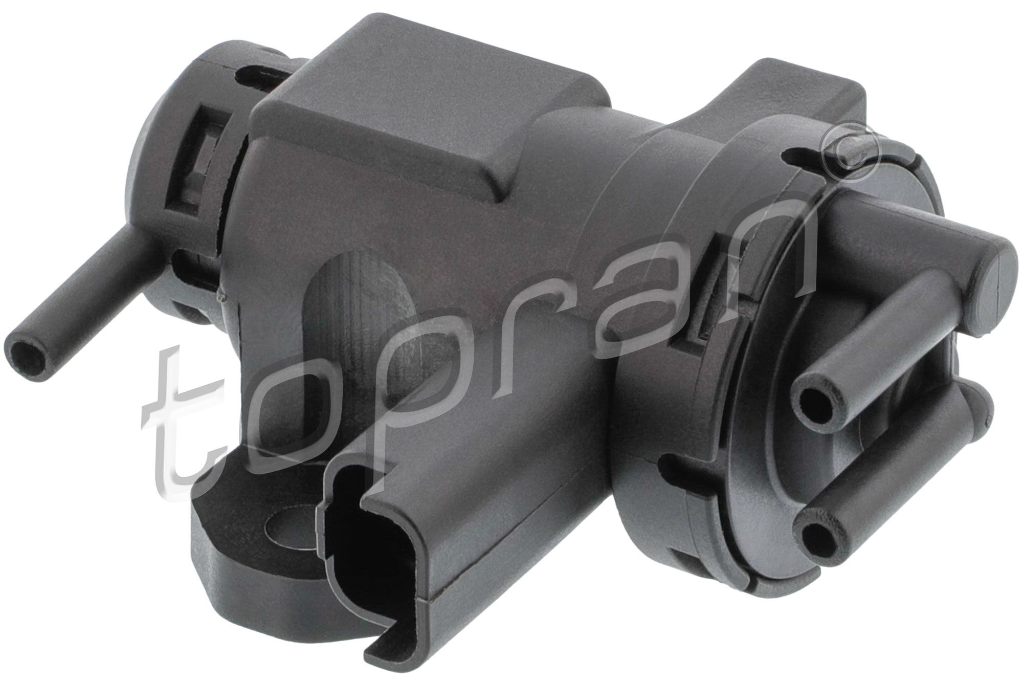 Druckwandler, Abgassteuerung