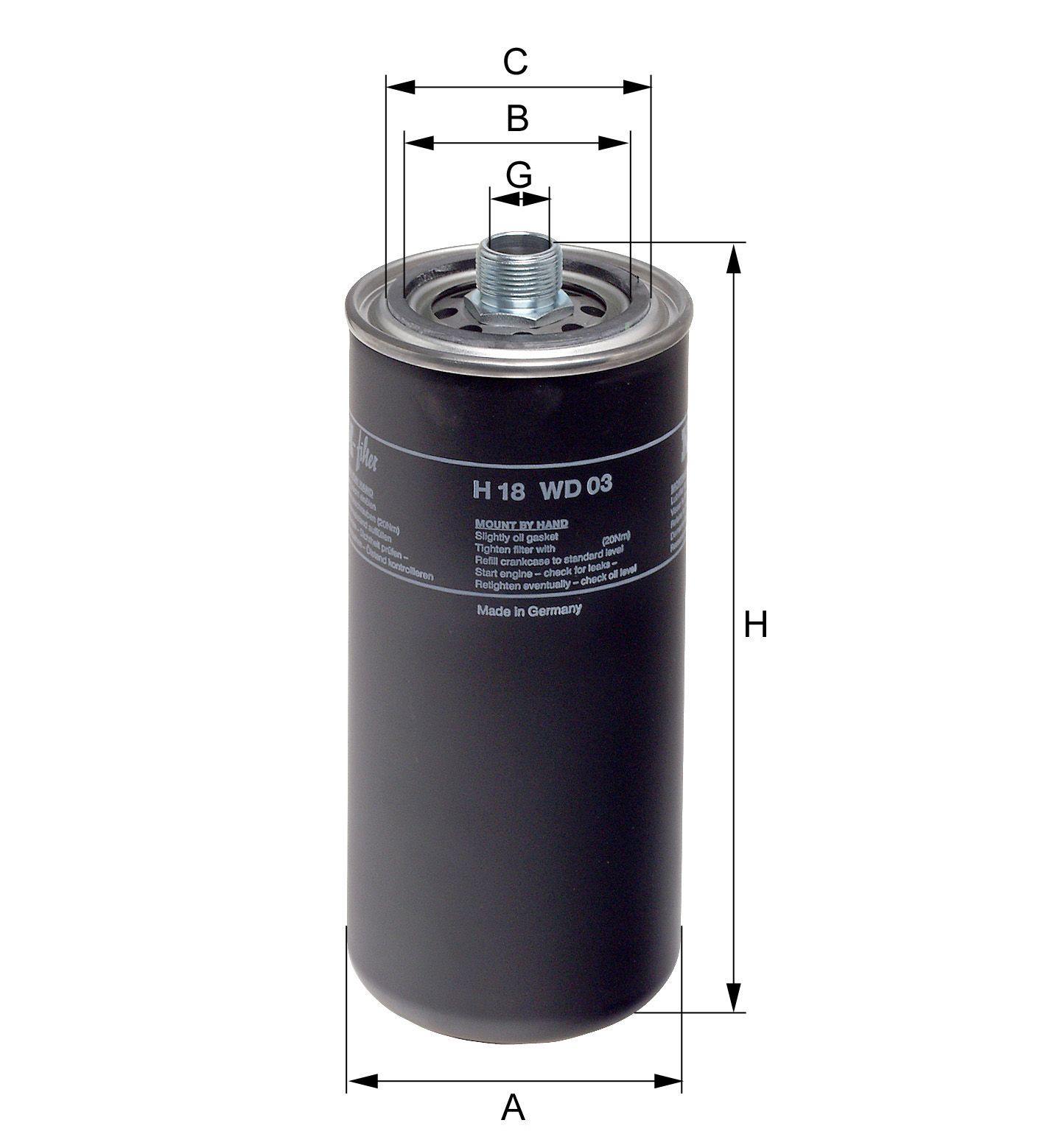 Filtro hidráulico, transmisión automática