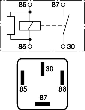 Relais, Arbeitsstrom Relais, Arbeitsstrom