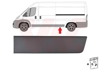 VAN WEZEL 4064415 - Zier-/Schutzleiste, Seitenwand