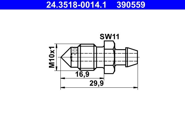 Breather Screw/Valve 24.3518-0014.1