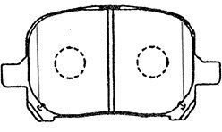 Juego de balatas de freno