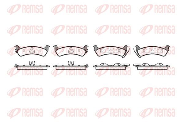 Premium Rear Brake Pad Set Premium Rear Brake Pad Set
