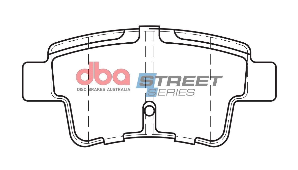 DBA SS STREET SERIES BRAKE PADS [ Fiat Punto 2006 - 2015 -  OPEL Corsa OPC R ] - TecDoc Only