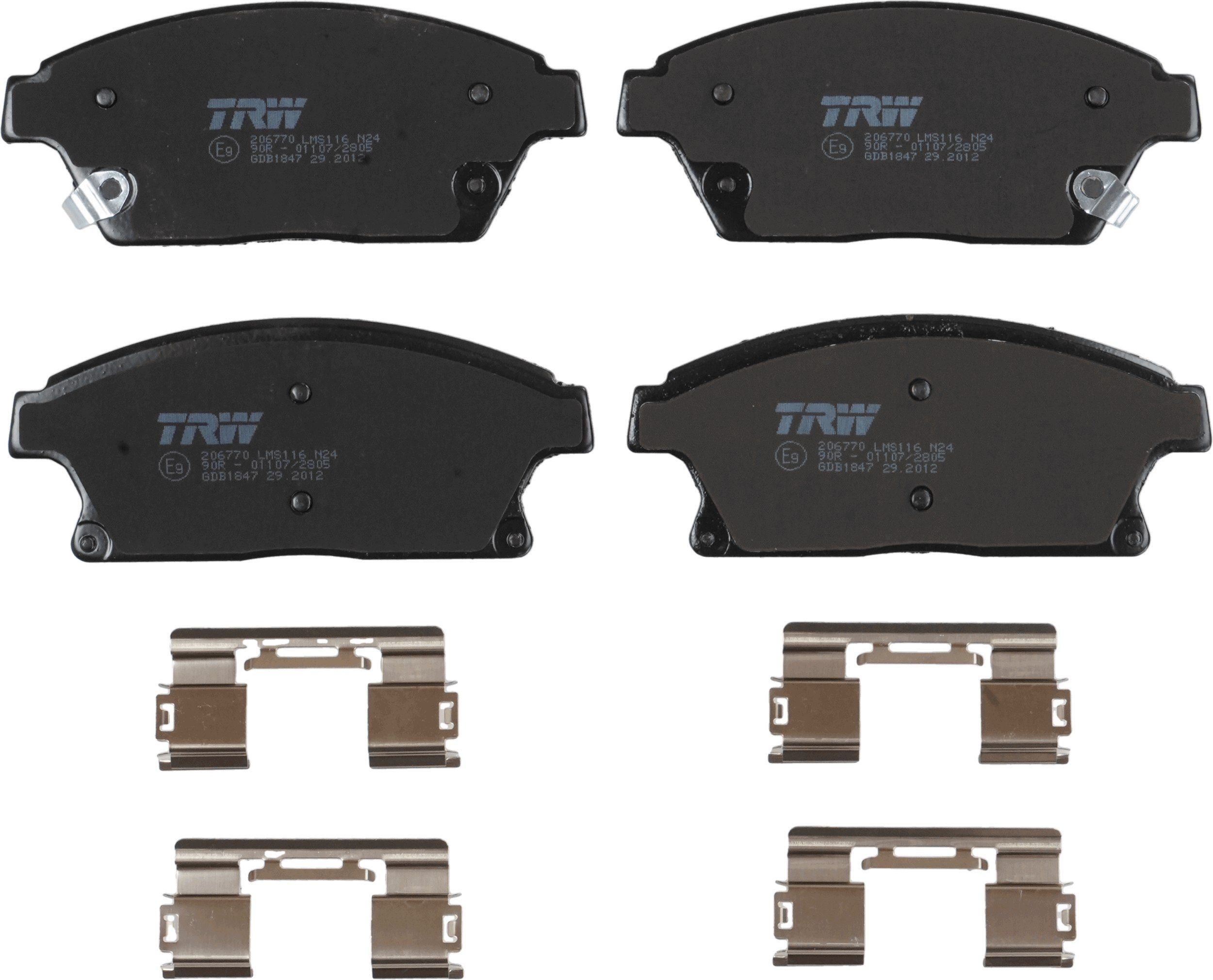 TRW DISC BRAKE PADS - TecDoc 2