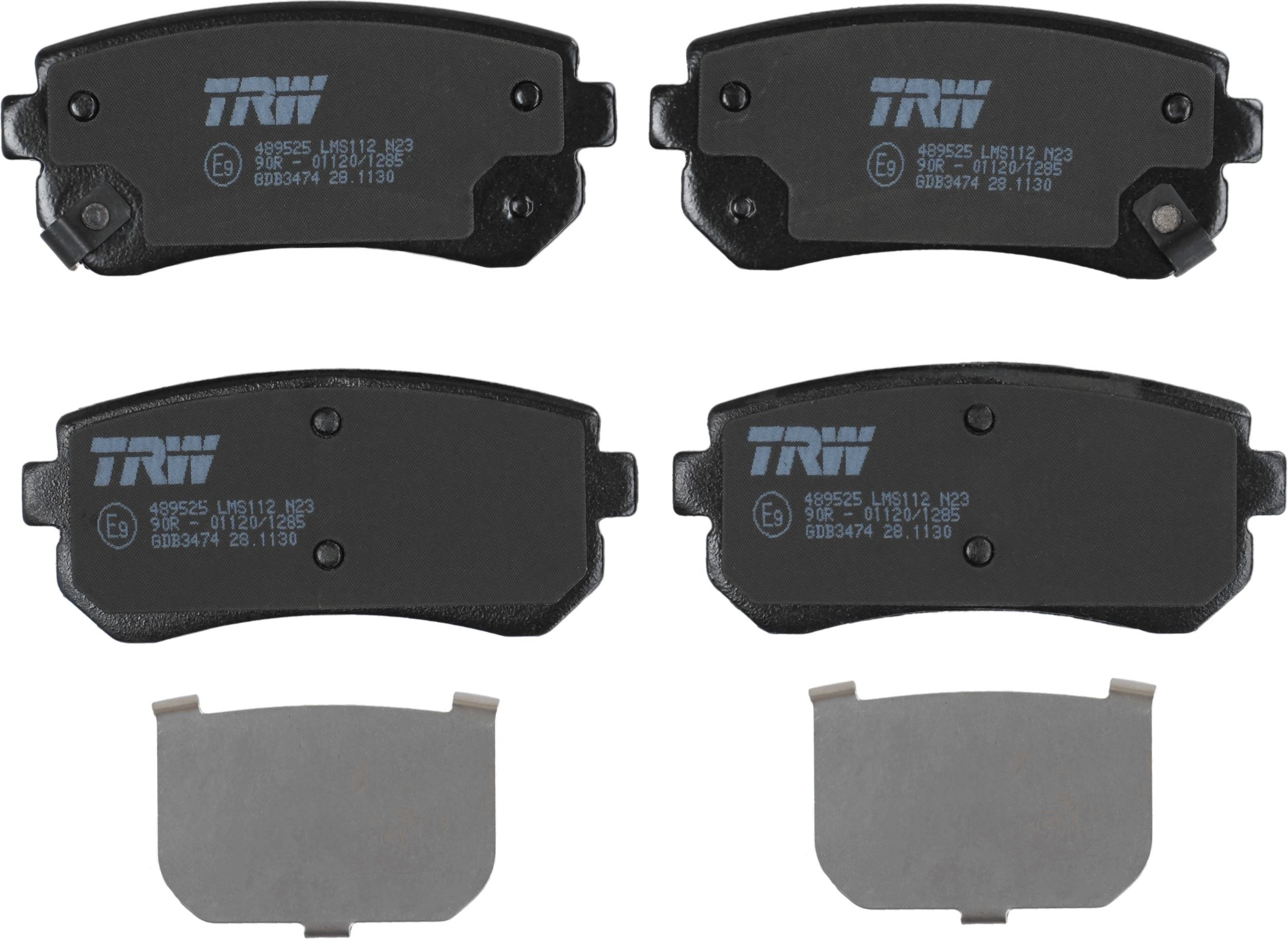 TRW DISC BRAKE PADS - TecDoc 2