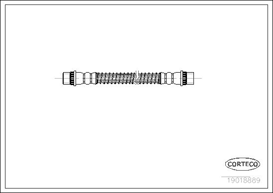 FLEXIBLE DE FREIN PSA  0705