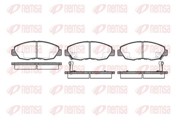 Brake Pad Set, disc brake 0324.02