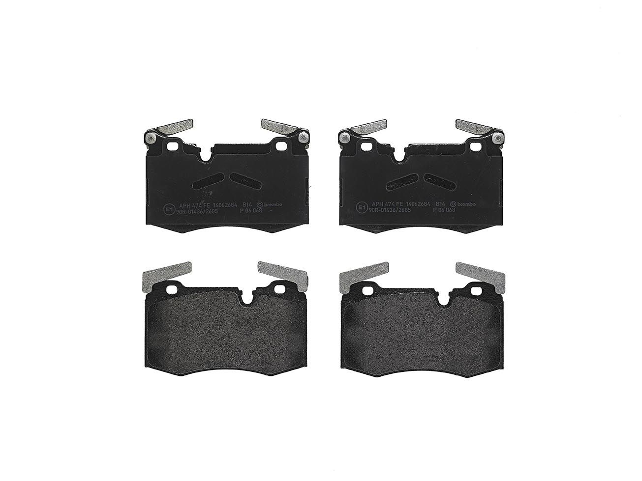 BREMBO P 06 068 - Bremsbelagsatz, Scheibenbremse PRIME LINE