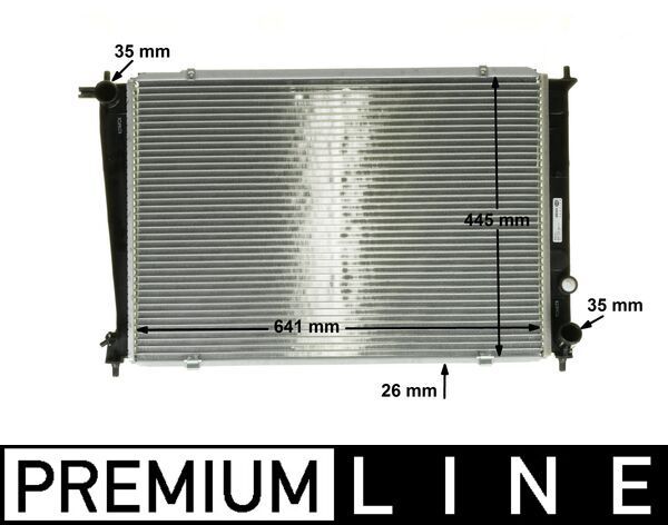 Radiador, refrigeración del motor