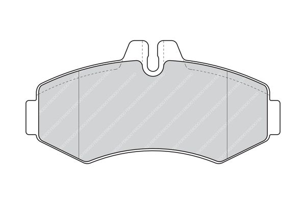Комплект тормозных колодок, дисковый тормоз FVR1304