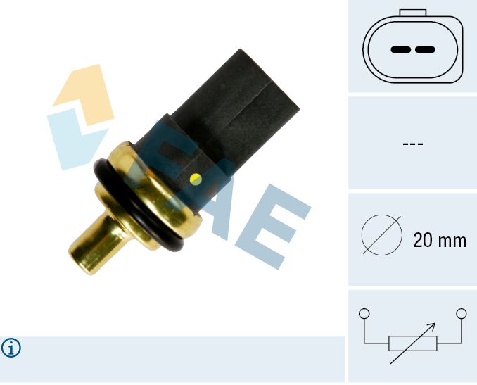 FAE 33784 - Sensor, K&uuml;hlmitteltemperatur