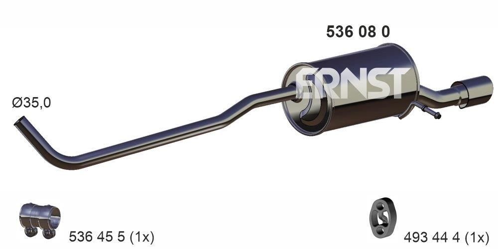 ERNST 536080 - Endschalld&auml;mpfer
