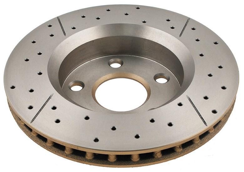 Street Gold Cross-drill/slotted KP [ Jeep Wrangler JK 07-> F ] - TecDoc 2