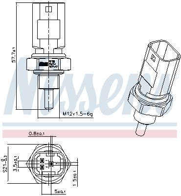 Sensor, K&uuml;hlmitteltemperatur