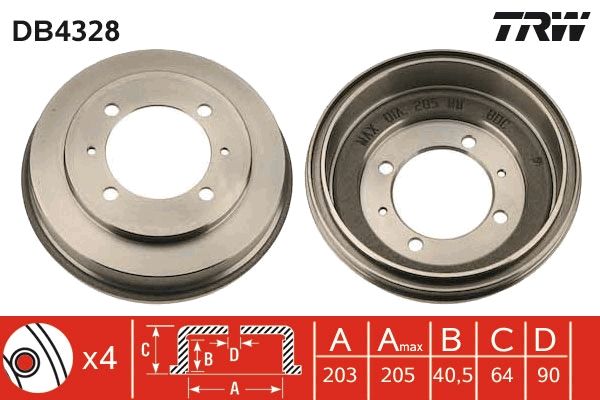 TAMBOUR DE FREIN  9900