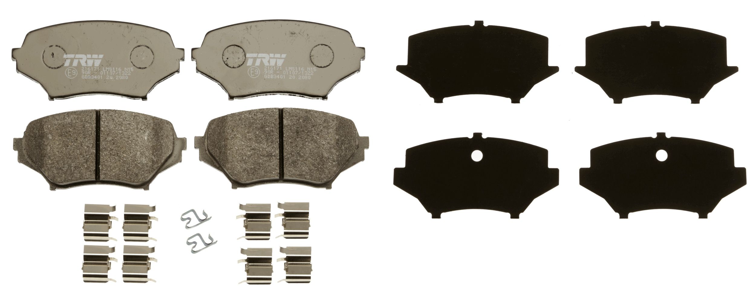 TRW DISC BRAKE PADS - TecDoc 2