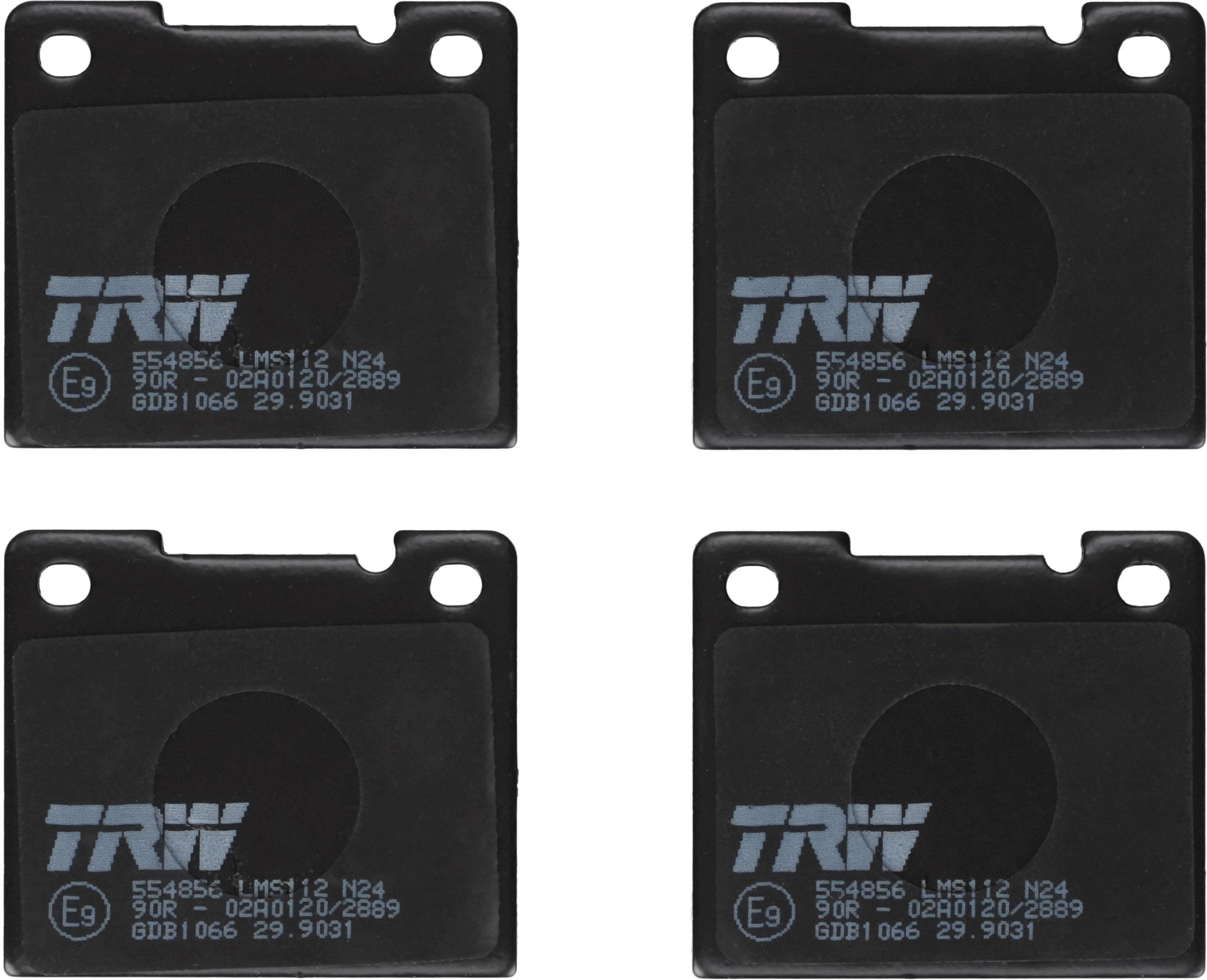 TRW GDB1066 - Bremsbelagsatz, Scheibenbremse