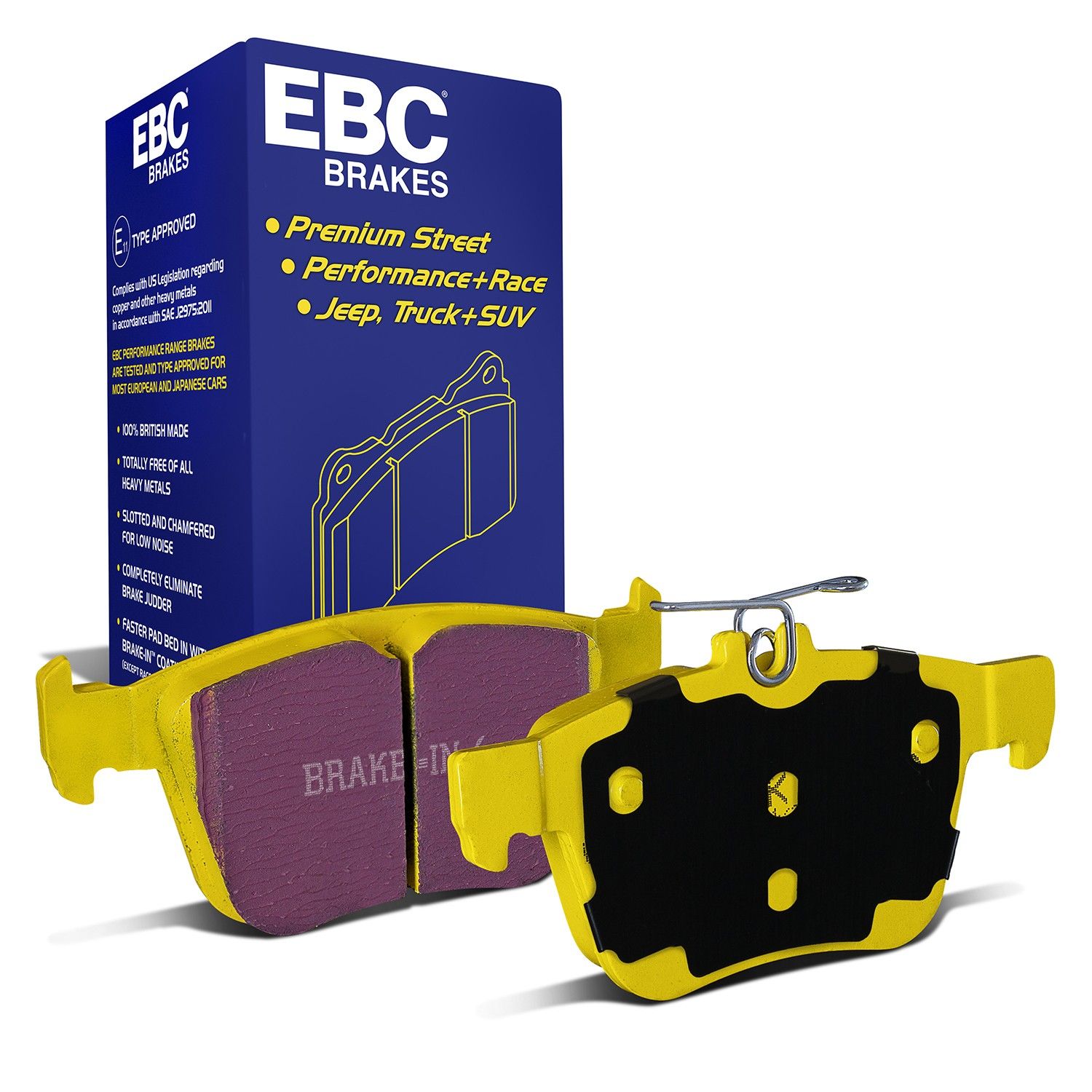 EBC Brakes DP42153R - Bremsbelagsatz, Scheibenbremse