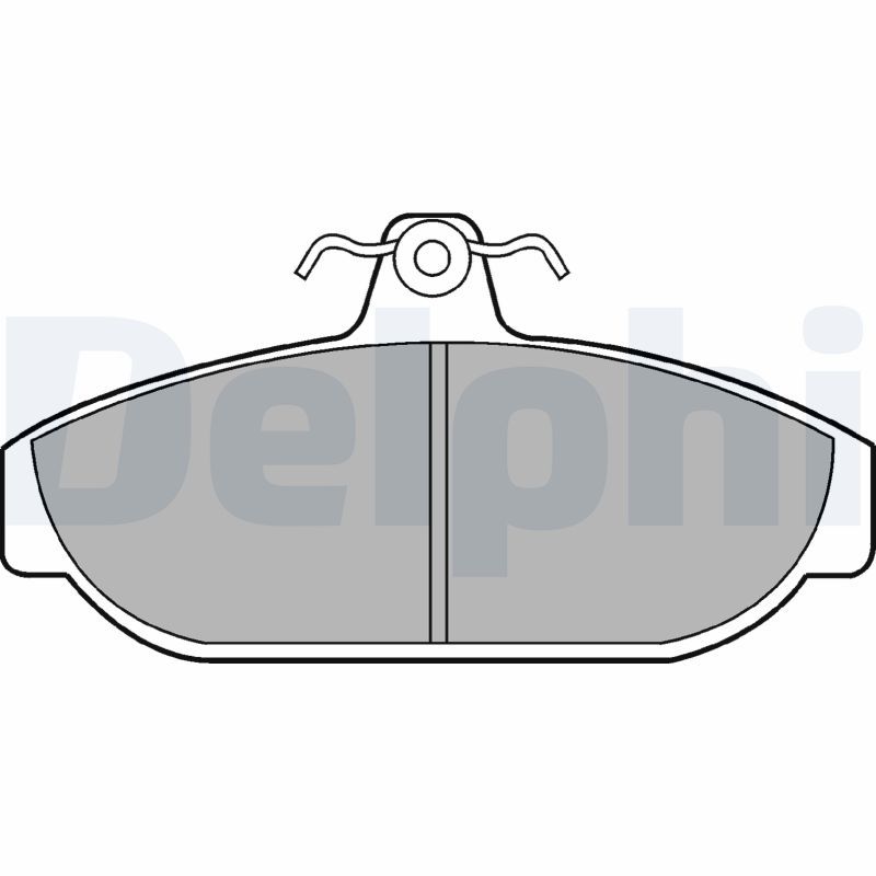 Brake Pad Set, disc brake LP437