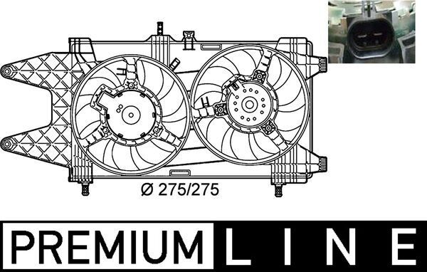 CFF 140 000P MAHLE BEHR *** PREMIUM LINE *** ventilátor, motorhűtés