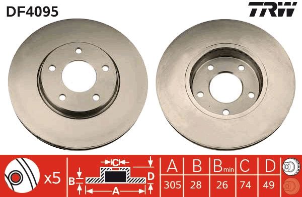 PAIRE DE DISQUES  9900