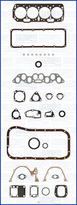 Juego completo de empaques, motor