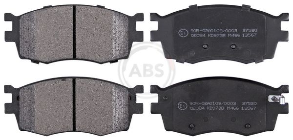 Brake Pad Set, disc brake 37520